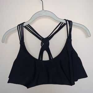 Black bikini top